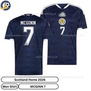 Scotland Home 2026 Men Shirt-MCGINN 7 -over view