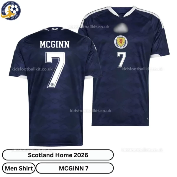Scotland Home 2026 Men Shirt-MCGINN 7 -over view