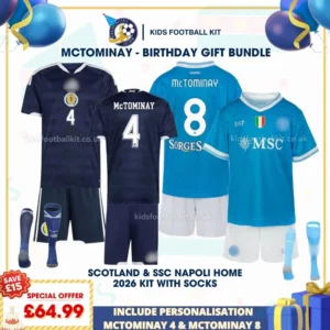 Scotland home & SSC Napoli home 2026 - McTOMINAY 4 & McTOMINAY 8-r