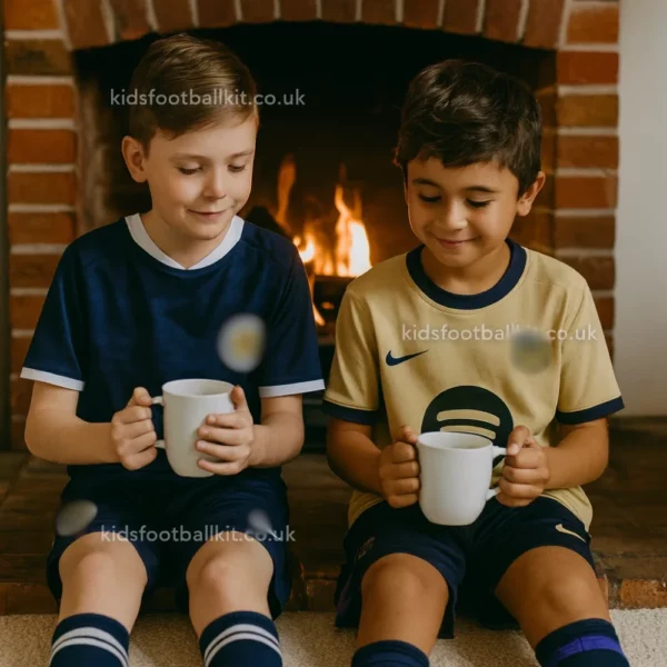 Scotland home and Barcelona away Kids Football Kit 25_26 - image