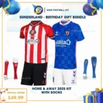 Sunderland home & away kid kit 25_26 - birthday