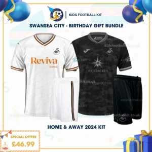 Swansea city home & away Kids Football Kit 24_25 - birthday