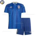 Sweden Away Kids Kit 2026-front view