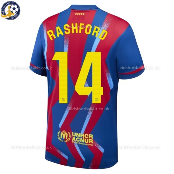 Barcelona RASHFORD 14 Fourth Stadium Shirt 2025-26 -backview