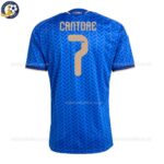 Italy CANTORE 7 Home 2026 Men Football Shirt backview
