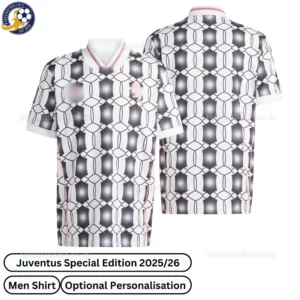 Juventus Clover Special Edition Men Football Shirt 25_26-over view