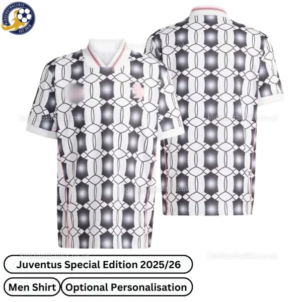 Juventus Clover Special Edition Men Football Shirt 25_26-over view