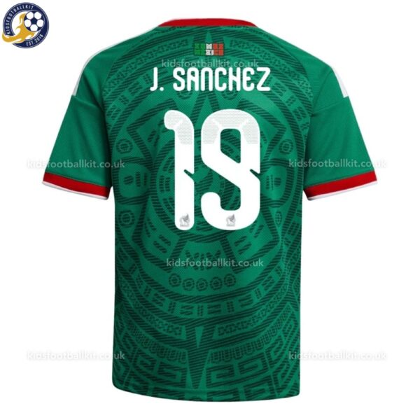 Mexico J.SANCHEZ 19 Home 2026 Men Football Shirtbackview