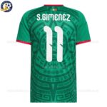 Mexico S.GIMENEZ 11 Home 2026 Men Football Shirtbackview