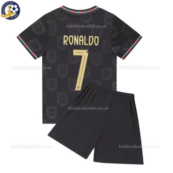 Portugal RONALDO 7 Special Edition 2026 Kids Football Kitbackview
