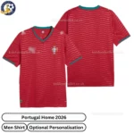 Portugal World Cup Home Men Football Shirt 2026_over view
