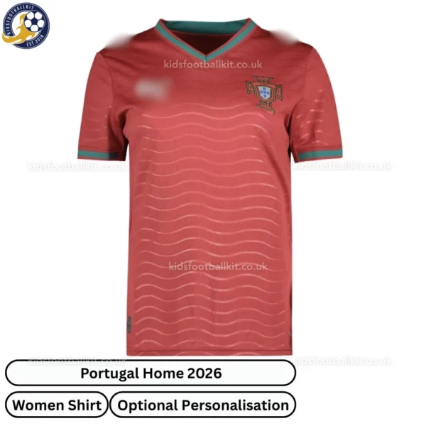 Portugal World Cup Home Women Football Shirt 2026-front view