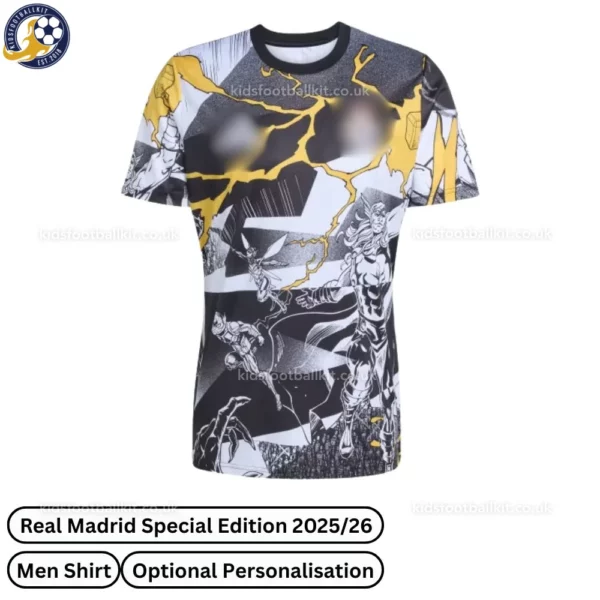 Real Madrid Marvel Edition Men Football Shirt 25_26-front view-white