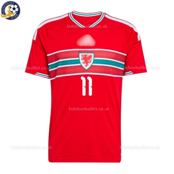 Wales JOHNSON 11 Home 2026 Men Football Shirt- front view