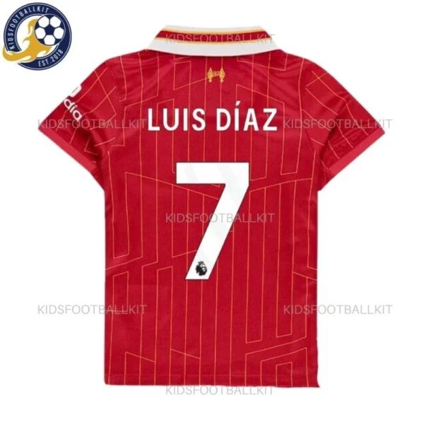l-p-Luis-Diaz-7-Home-24-25-Kid-Football-Kit-back view