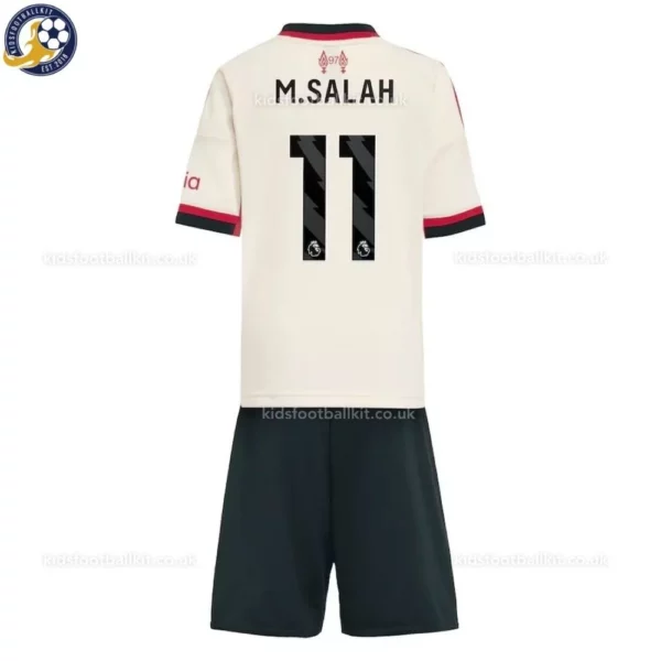 l-p M.Salah-11-Away-25-26-Kids-Football-Kit-back-view