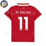 l-p-M.Salah-11-Home-24-25-Kid-Football-Kit-back view