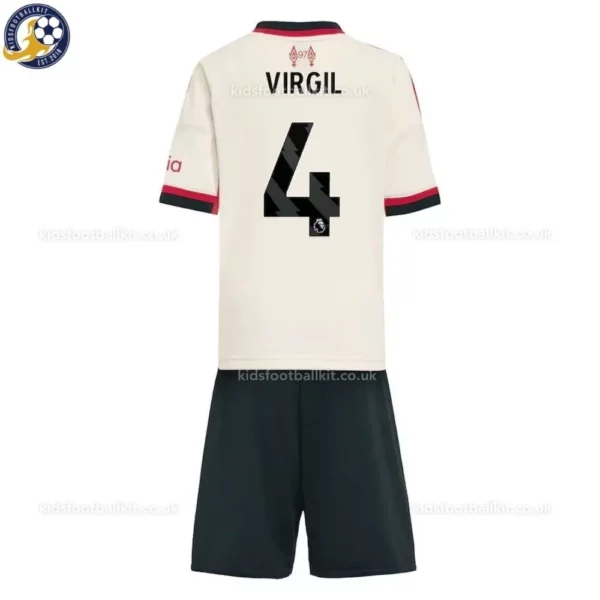 l-p Virgil-4-Away-25-26-Kids-Football-Kit-back-view
