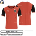 Austria Home Men Football Shirt 2026-over view