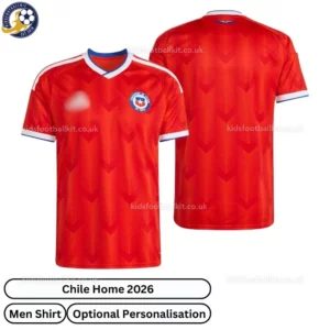 Chile Home Men Football Shirt 2026-over view