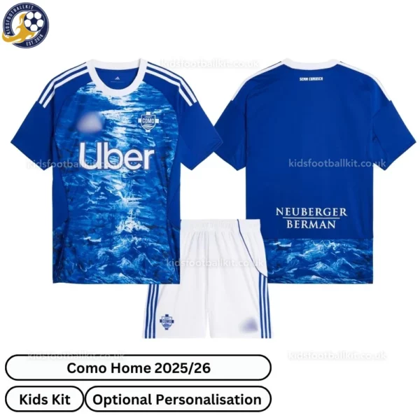 Como Home Kids Football Kit 2025_26-over view