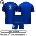 Croatia Away Men and Kids Kit 2026-over view