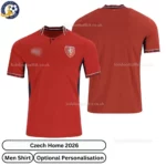 Czech Home Men Football Shirt 2026-over view