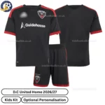 D.C United Home 26_27 Kids Kit-over view