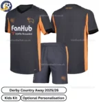 Derby Country Away Kids Football Kit 25_26-over view