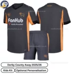 Derby County Away Kids Football Kit 25_26-over view
