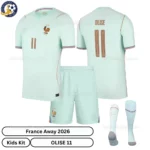 France Away Kids Kit 2026-over view-OLISE 11