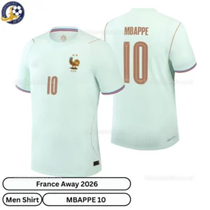 France Away Men Shirt 2026-over view- MBAPPE 10
