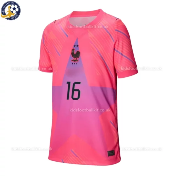 France Goalkeeper Kids Shirt 2026-front view-pink-MAIGNAN 16