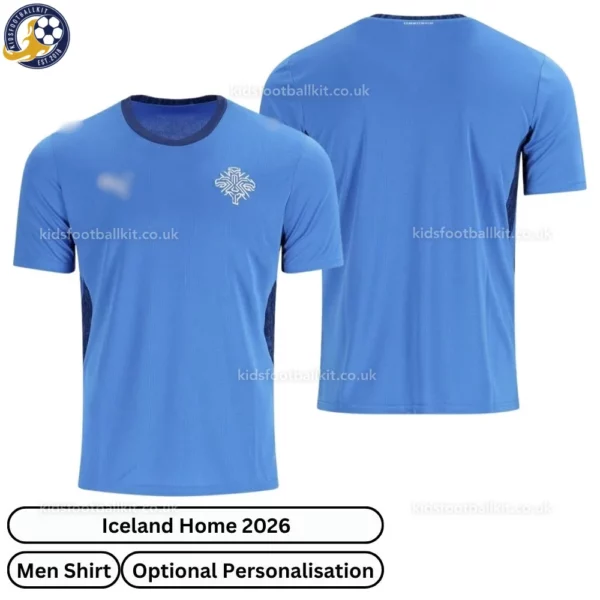 Iceland Home Men Football Shirt 2026-over view