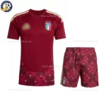 Italy Goalkeeper Kids Football Kit 2026-front view