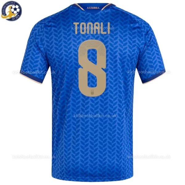 Italy World Cup Home Men Football Shirt 2026- TONALI 8-back view