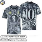 JUVENTUS ADP PREMATCH Men football shirt 25_26-over view