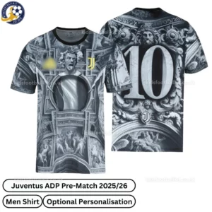 JUVENTUS ADP PREMATCH Men football shirt 25_26-over view