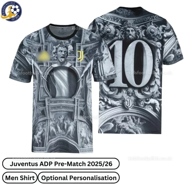 JUVENTUS ADP PREMATCH Men football shirt 25_26-over view