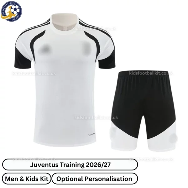 Juventus Training Men and Kids Kit 26_27-front view-white