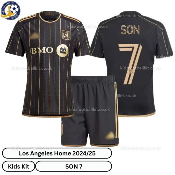 Los Angeles Home Kids Football Kit 2024_25-SON 7-front view