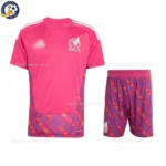 Mexico Goalkeeper Kids Football Kit 2026-front view