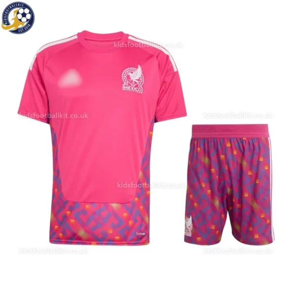 Mexico Goalkeeper Kids Football Kit 2026-front view