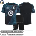 Minnesota United FC 26_27 Home Kids Kit-over view