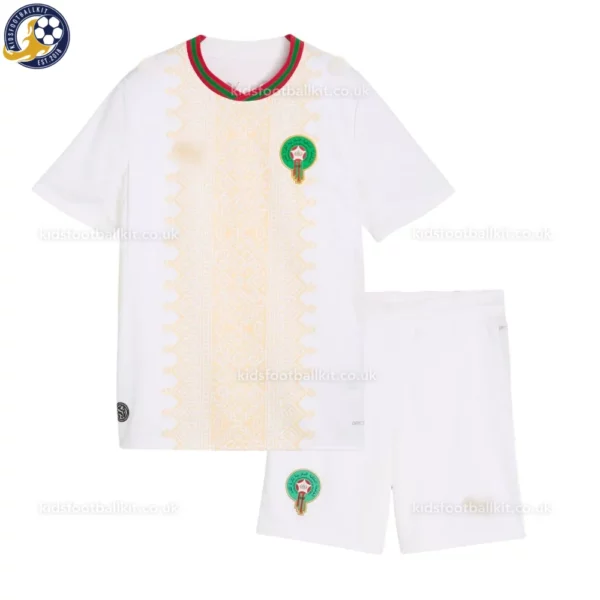 Morocco Away Kids Kit 2026-front view