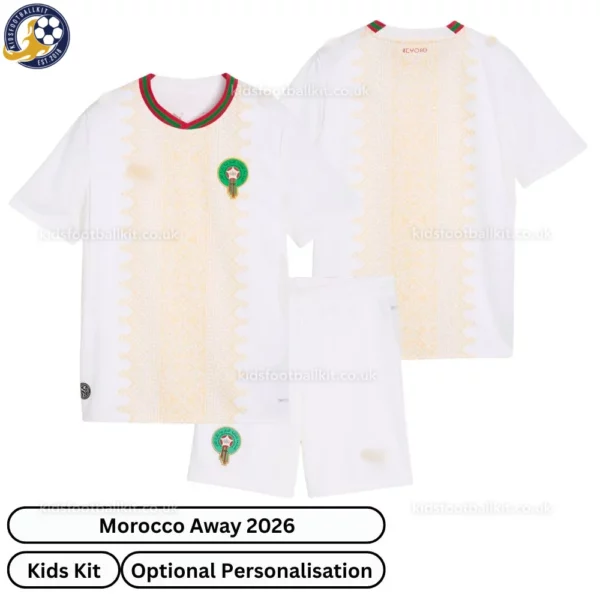 Morocco Away Kids Kit 2026-over view