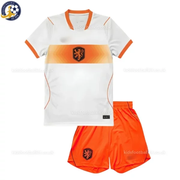 Netherlands Away Kids Kit 2026-front view