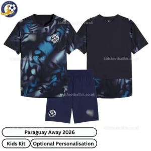 Paraguay Away Kids Kit 2026-over view