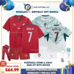 Portugal World Cup Home and Away Kids Kits_RONALDO 7