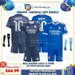Real Madrid Away & Third Kids Kit 25_26 - MBAPPÉ 10